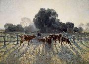 Elioth Gruner Spring Frost Germany oil painting artist